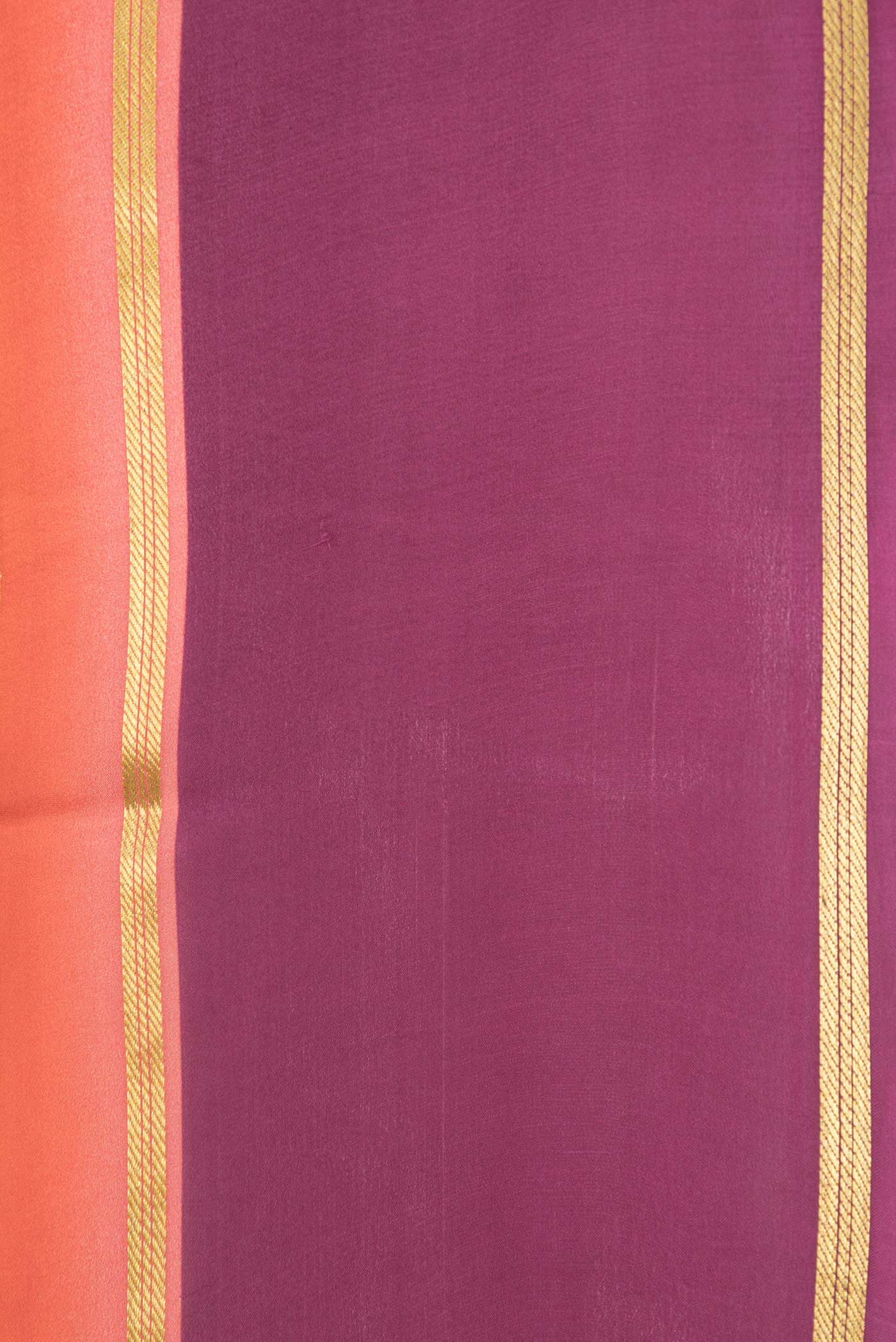 Sea Green Dual Tone Mysore Crepe Saree - Image 3