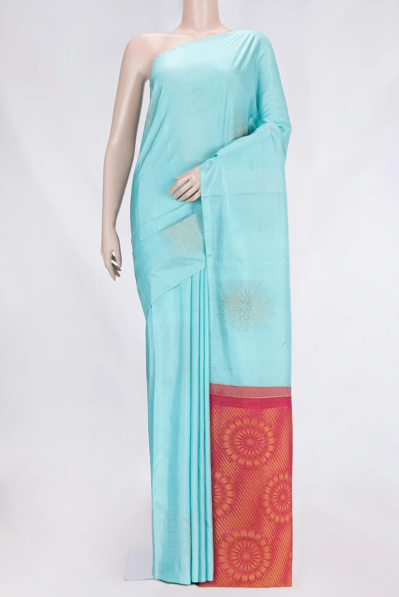 Light Blue Soft Silk Saree