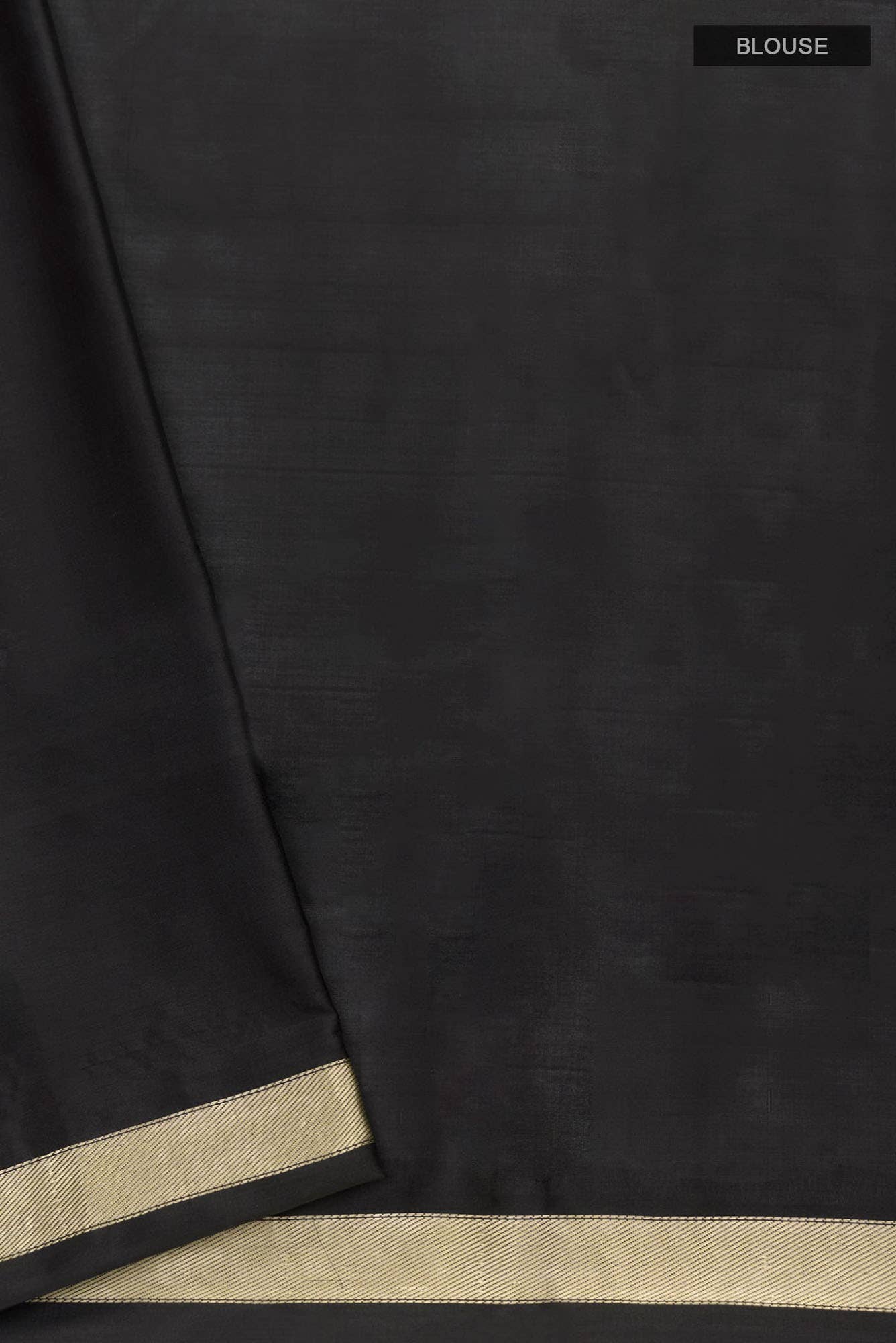 The jeweled Bird-Black Banarasi Silk Saree - Image 10