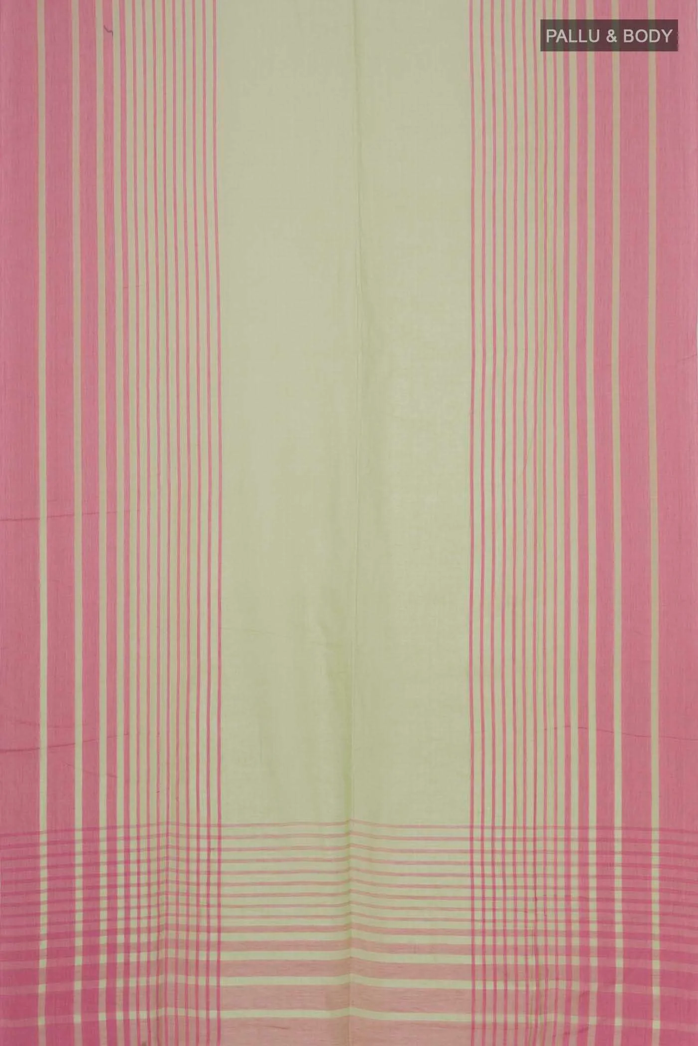 Titli-Light Green Cotton Saree - Image 6