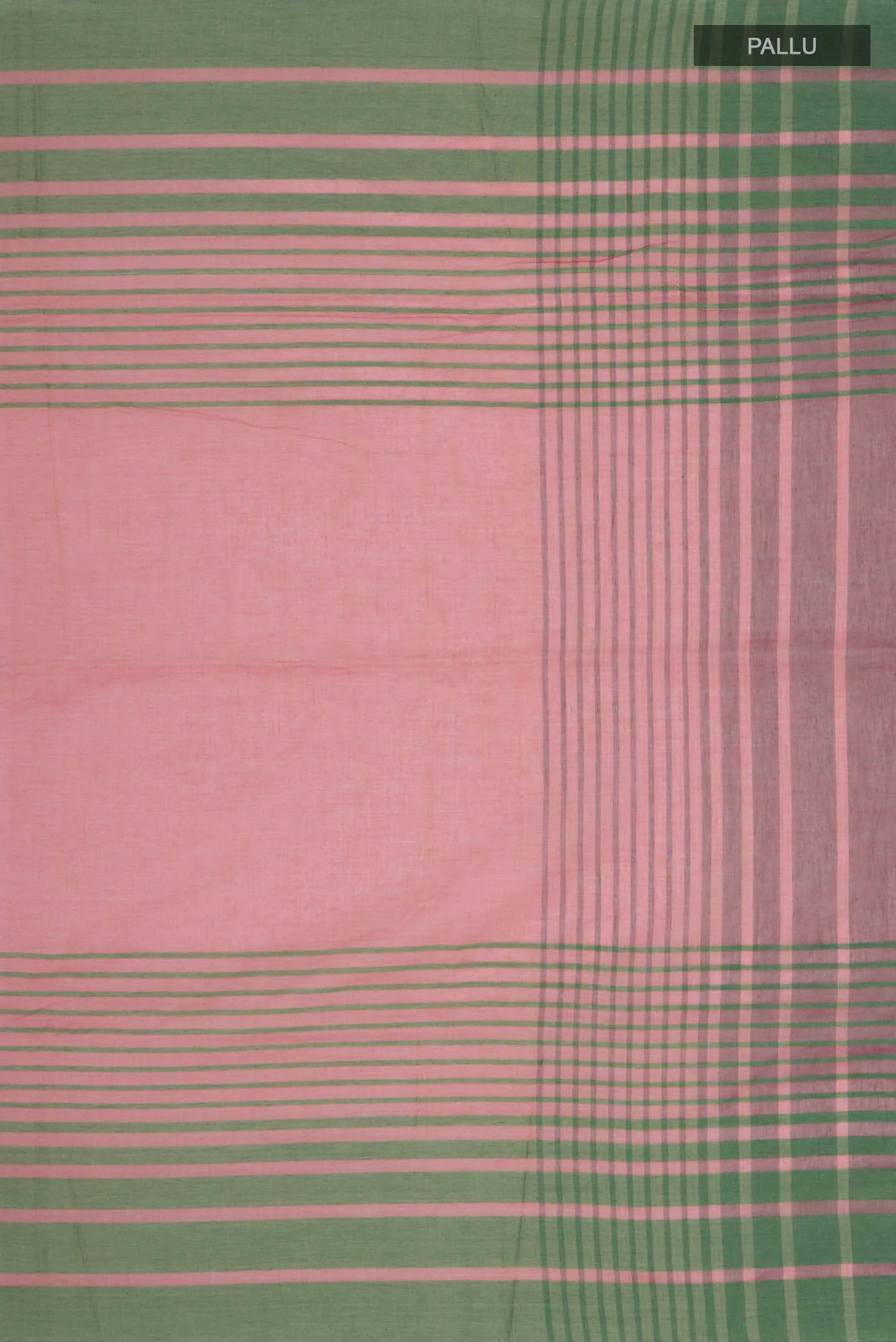 Titli-Peach Cotton Saree - Image 5