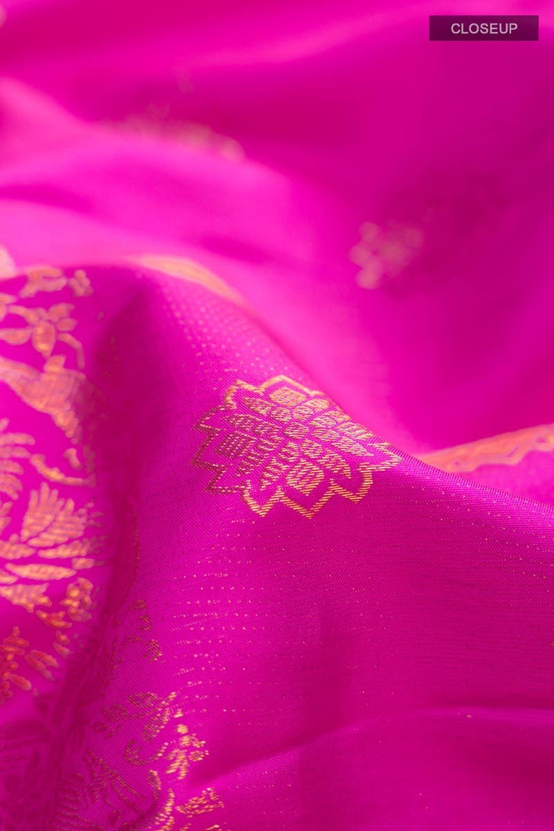 Vanashree-Pink Kanchipuram Silk Saree - Image 7