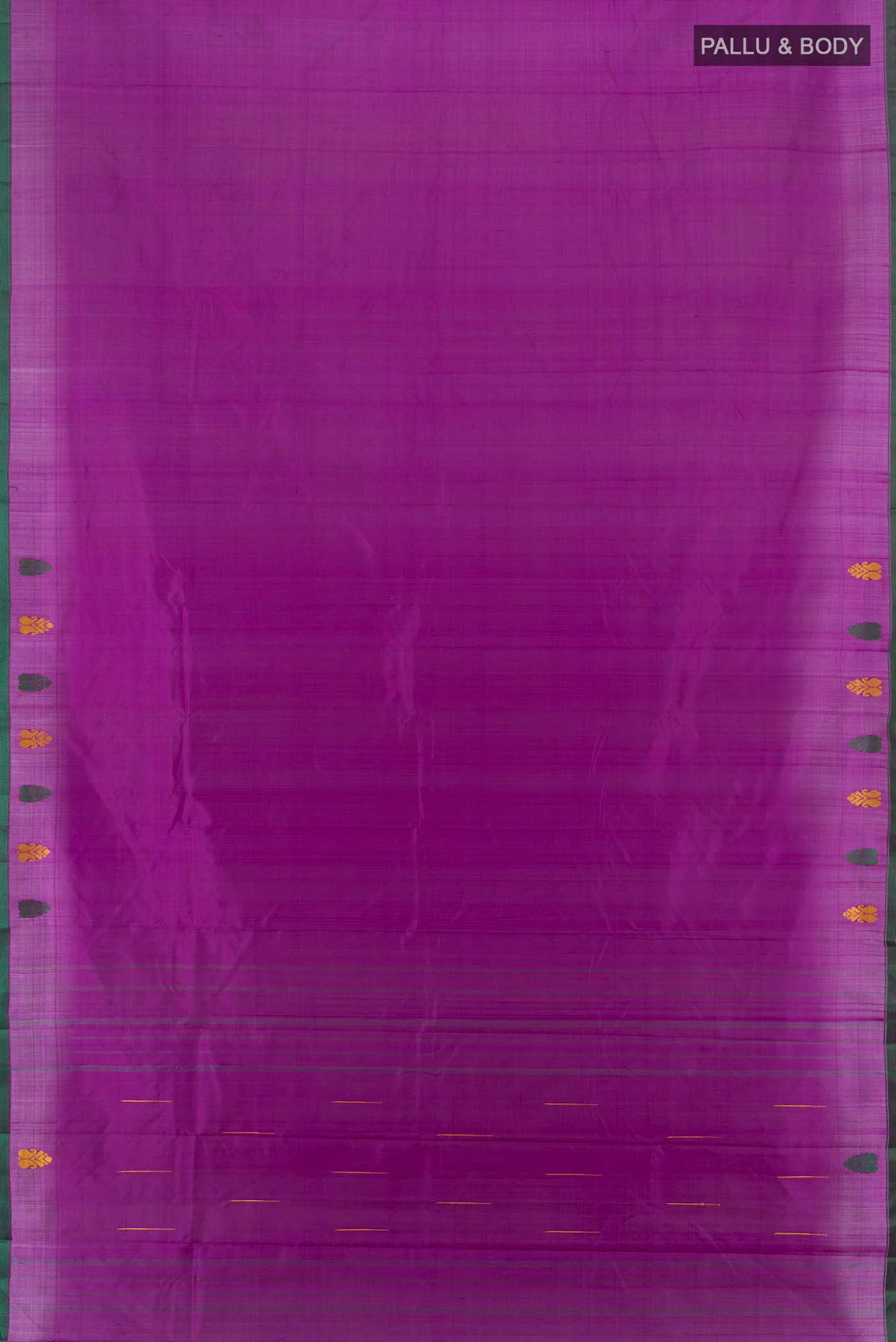 Violet Kanchipuram Silk Saree - Image 5