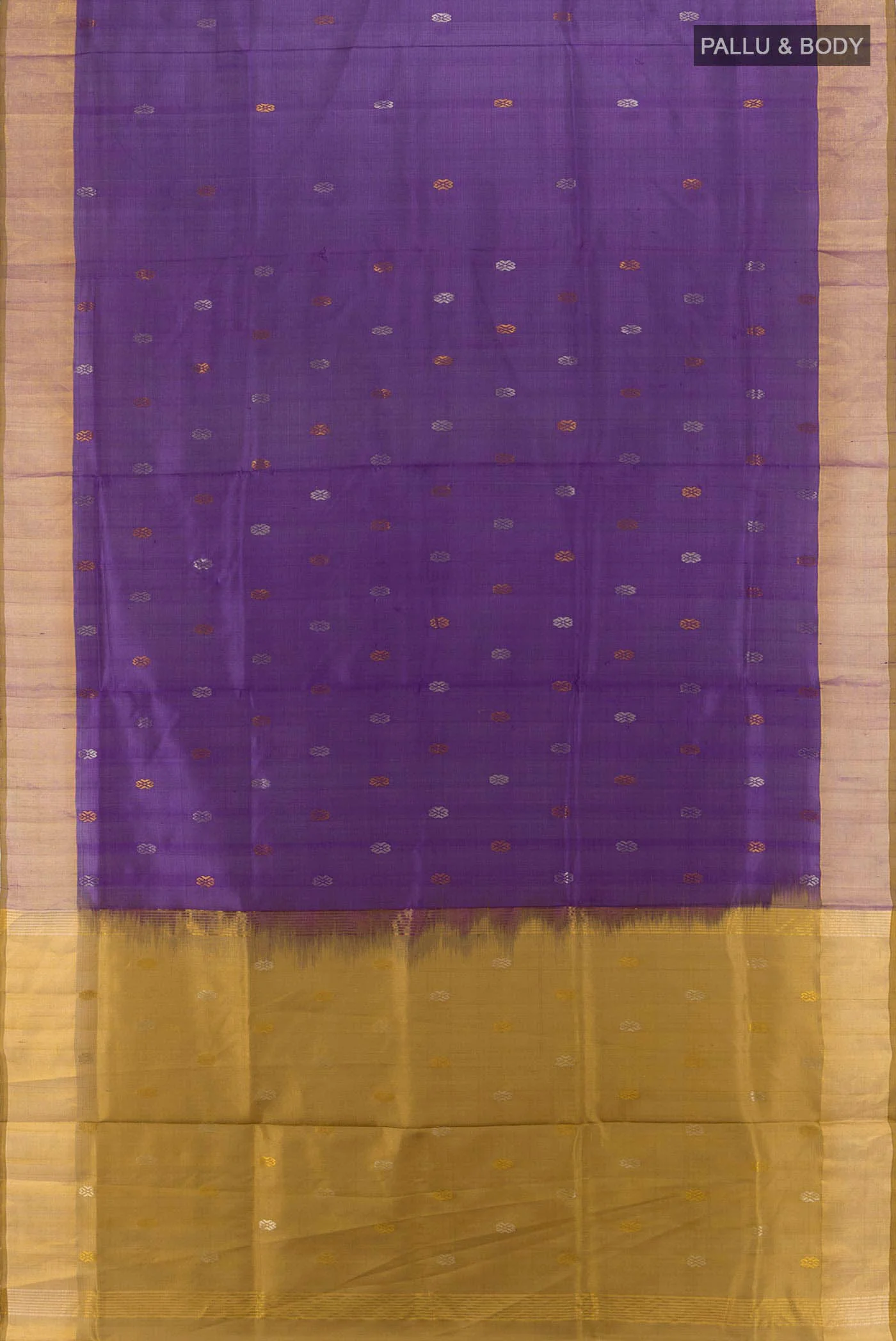 Violet Uppada Silk Saree - Image 5