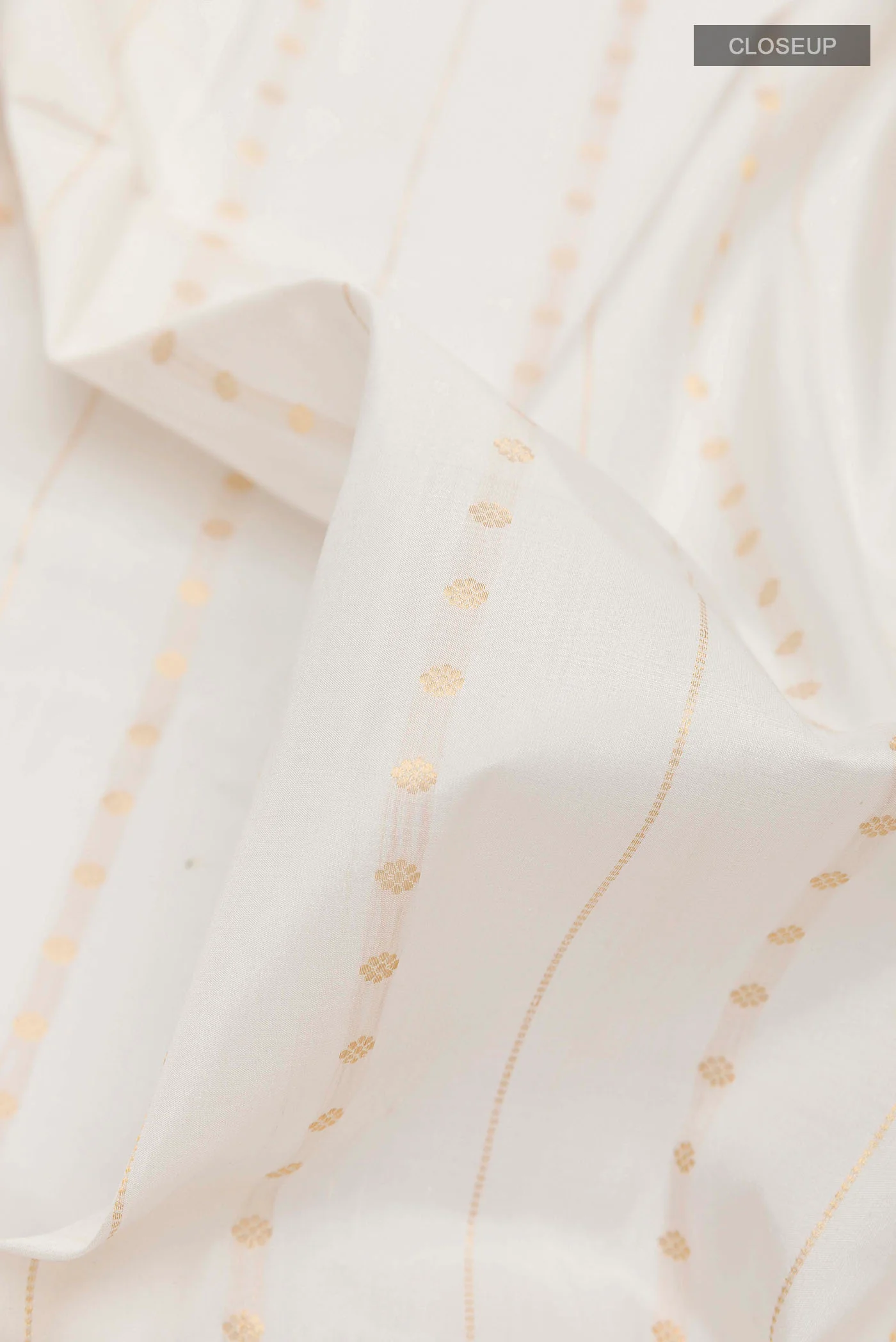 White Soft Silk Saree - Image 2