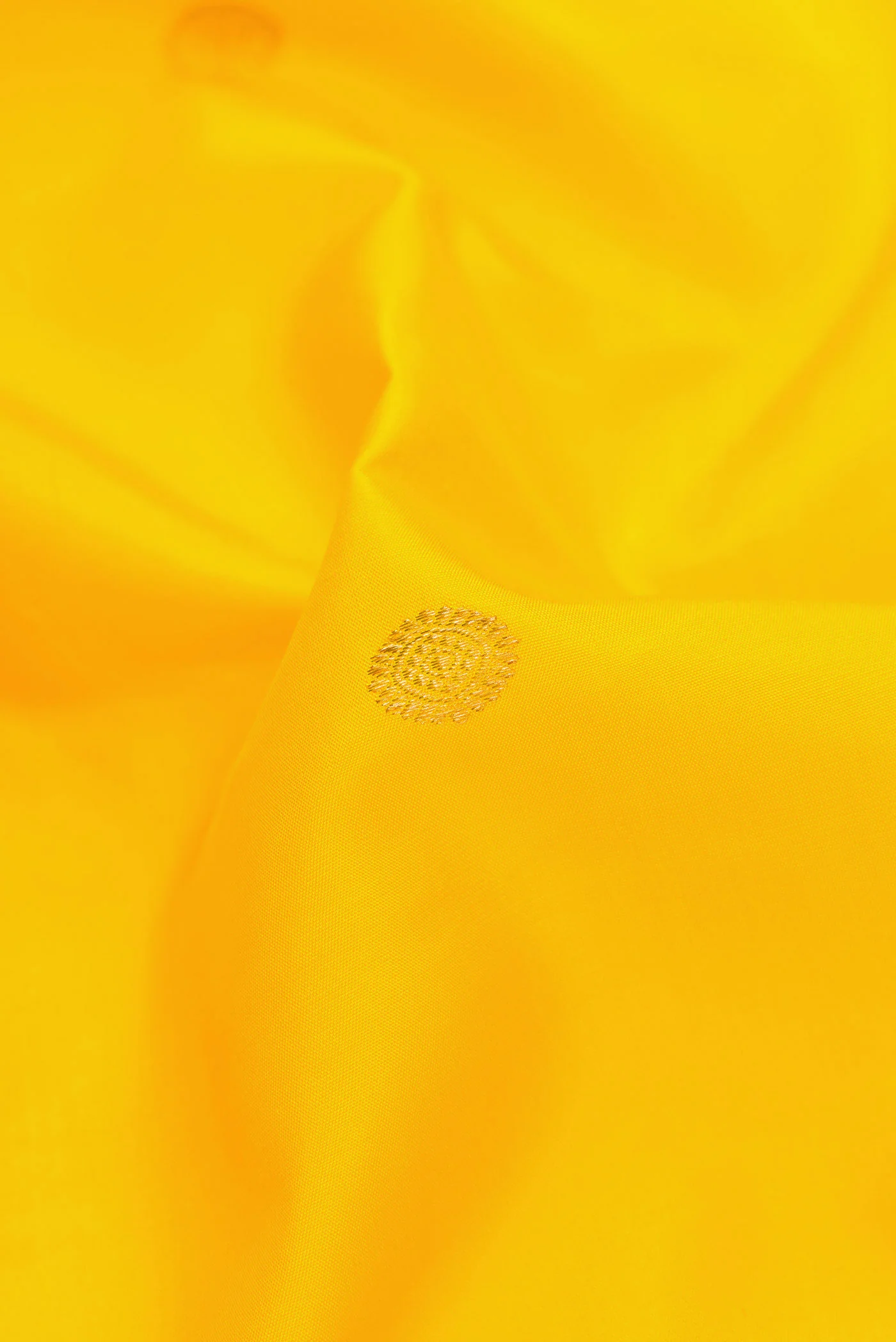 Yellow Kanjivaram Silk Saree - Image 2