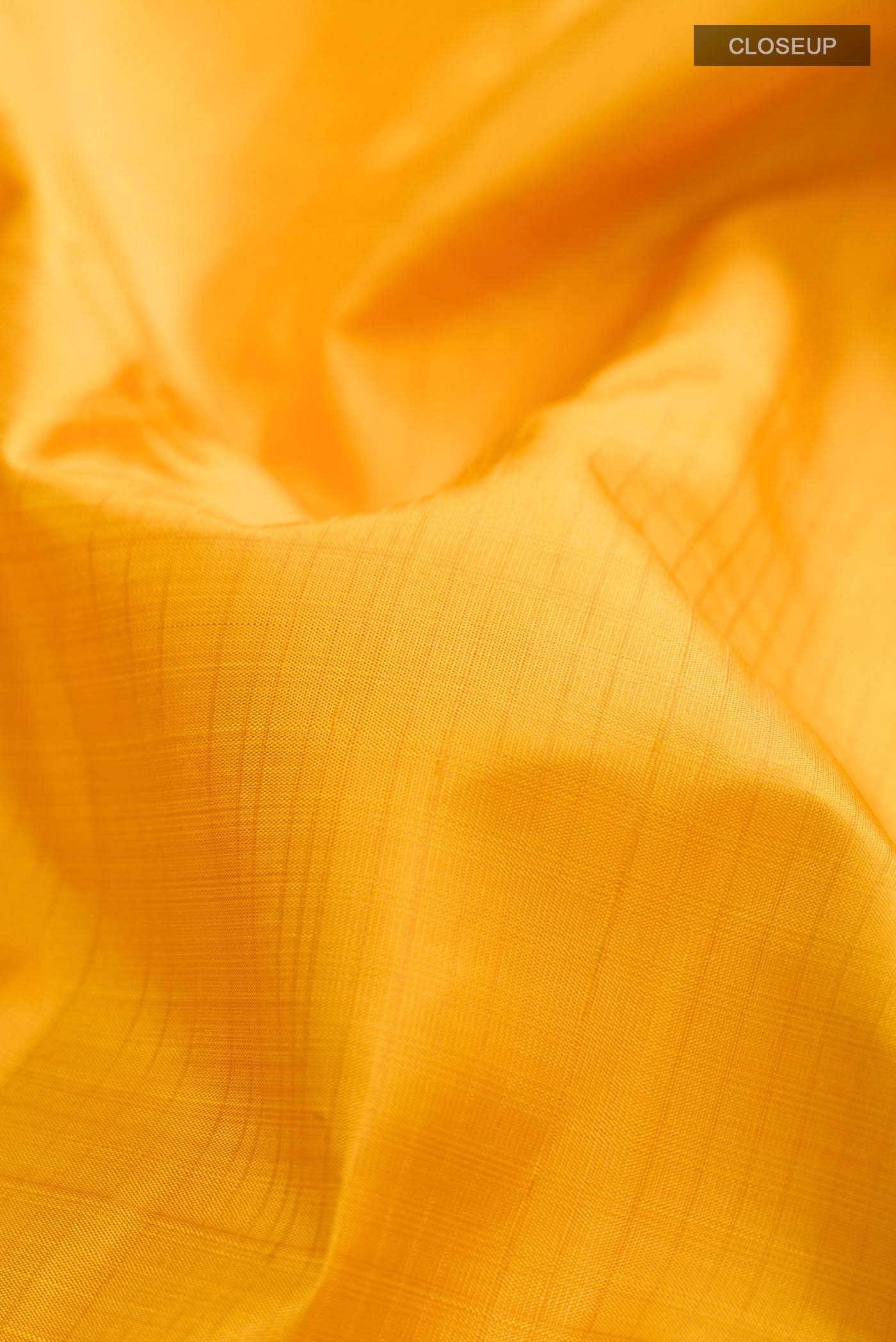 Yellow Kanjivaram Silk Saree - Image 2