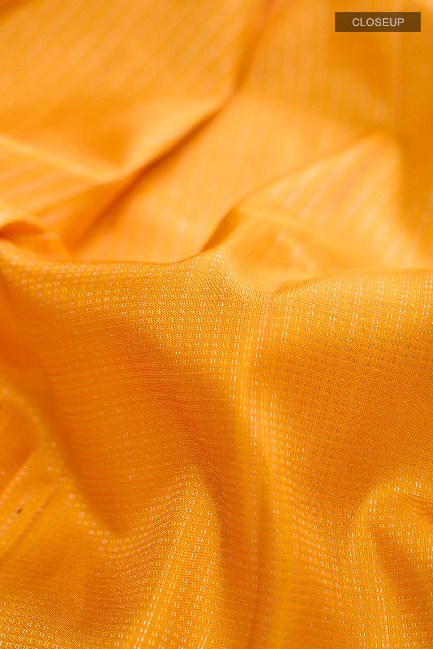Yellow Kanchipuram Silk Saree - Image 2
