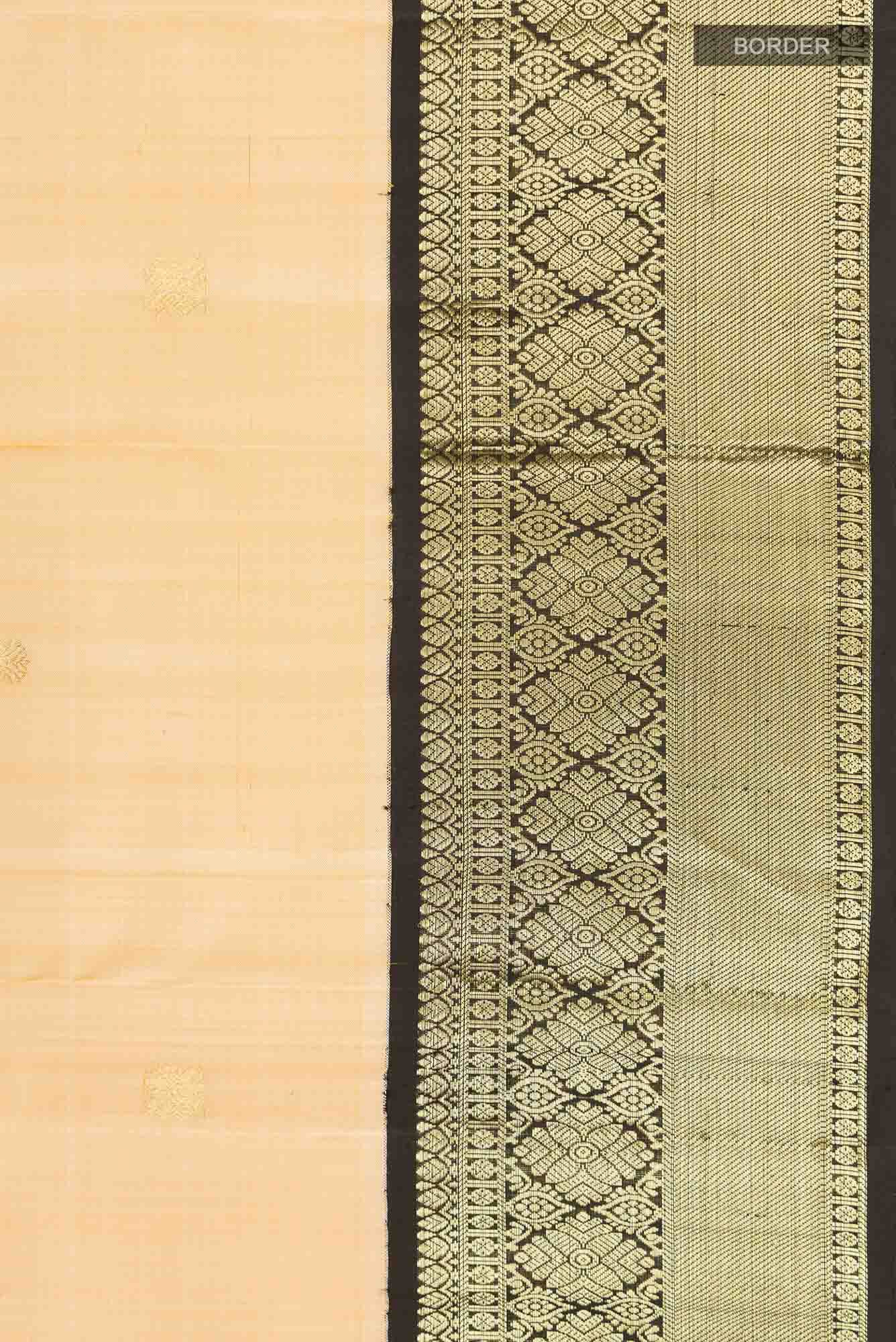 Yellow Kanjivaram Silk Saree - Image 5