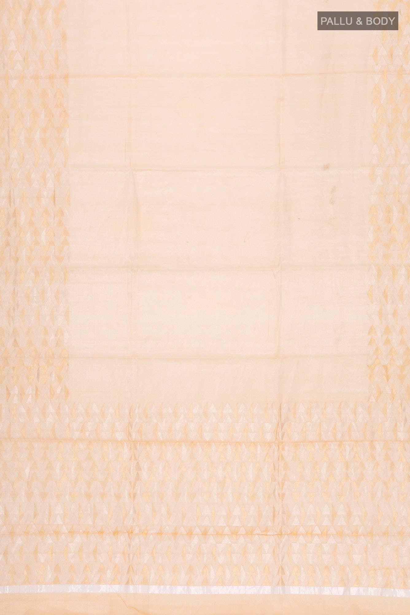 Yellow Tissue Silk Saree - Image 4